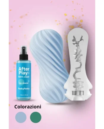 Kit - Masturbatore Flex di Tenga + toy Cleaner