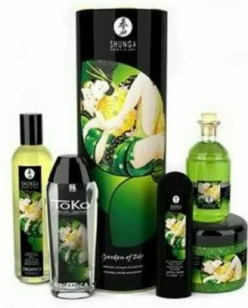 Kit Shunga Garden of Edo Collection Geisha Oil Massage Aphrodisiac Lubricant