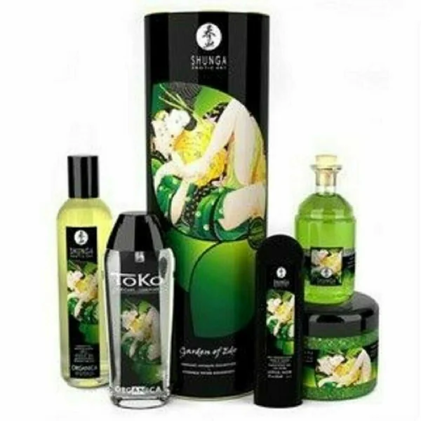 Kit Shunga Garden of Edo Collection Geisha Oil Massage Aphrodisiac Lubricant
