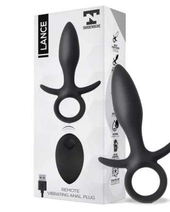 Lance Anal Plug Remote Control Liquified Silicone USB