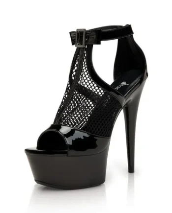 Lapdance Platform Sandal With Adjustable Strap Size 7