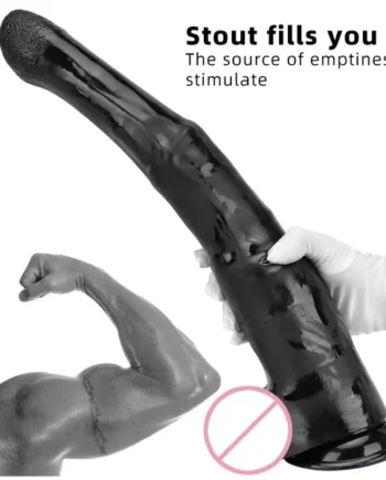 Large Anal Dildo Sex Toys - Huge Black Dildos Horse Animal Anal Dilator Butt Plug