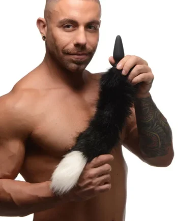 Large Anal Plug with Interchangeable Fox Tail
