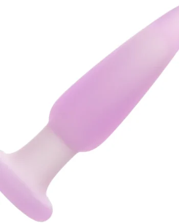 Lavender Haze Slender Probe Rechargeable Waterproof Silicone Vibrating Butt Plug By CalExotics