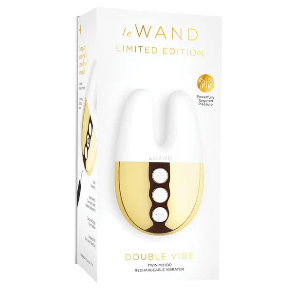 Le Wand Double Vibe - White Gold