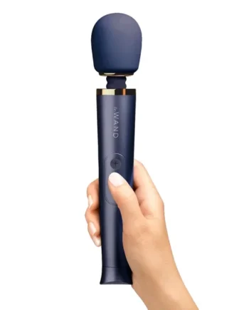 Le Wand Petite Rechargeable Wand Massager Navy Blue