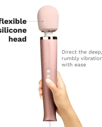 Le Wand Plugin Massager Wand Rose Gold