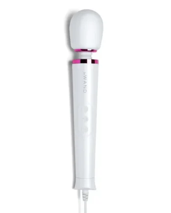 Le Wand Powerful Petite Plug In Wand Massager White