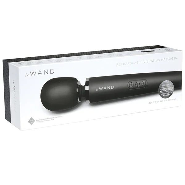 Le Wand Rechargeable Vibrating Massager - Black