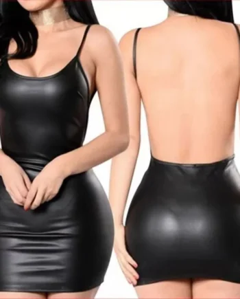 Leather Dress #L018