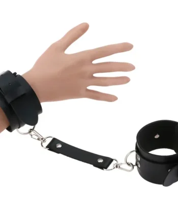 Leather Handcuffs ( RED )