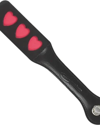 Leather Heart Impression Slapper Paddle by Sportsheets