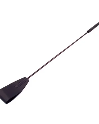 LEATHER RIDING CROP BLACK