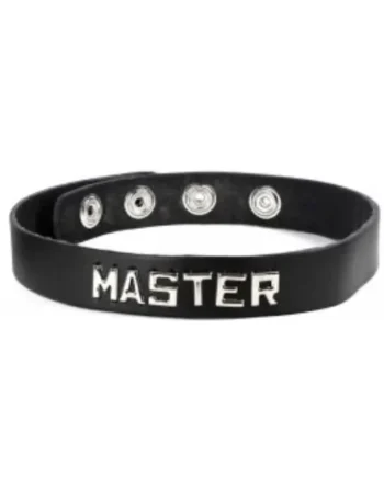 Leather Wordband Collar – Master