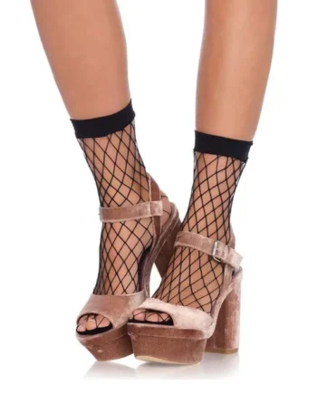 Leg Avenue Mara Diamond Net Ankle Socks