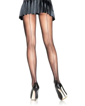 Leg Avenue – Pantyhose Sheer Backseam – Black