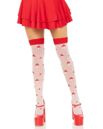 Leg Avenue – Stocking Mushroom Polka Dot