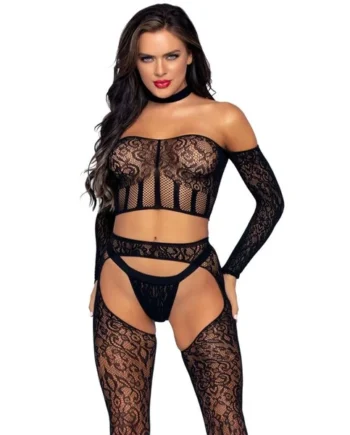 LEG AVENUE - THREE PIECES SET ONE SIZE