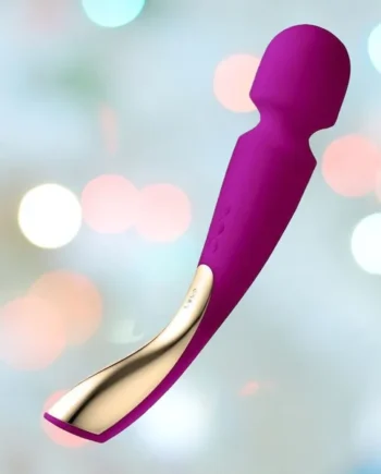 LELO Smart Wand 2 Large Vibrating Clitoral Massager - Deep Rose