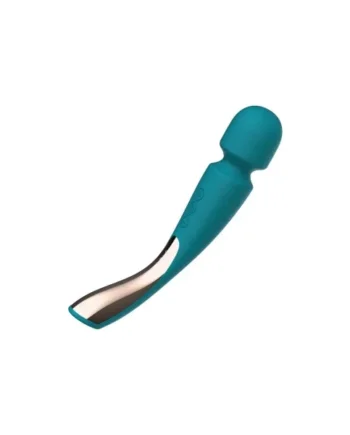 LELO SMART WAND 2 Medium Rechargeable Wand Vibrator, Ocean Blue