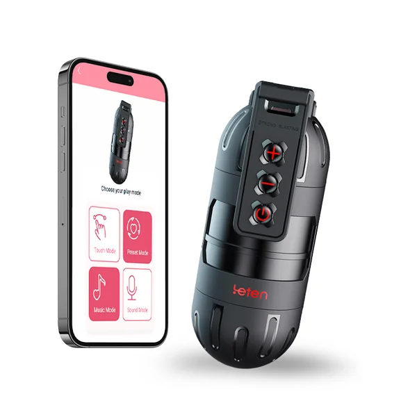 Leten Grenade Strong Shock Male Masturbation Device Mobile App Remote Control