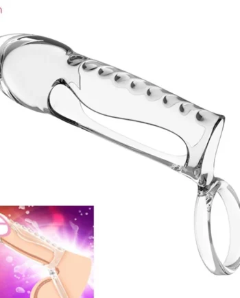 Leten Penis Sleeve Extender Penis Ring Cock Enlargement Extension Condom