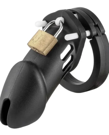 Leto 4" Lockable Silicone Cock Cage