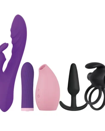 Leto Couples Pleasure Clitoral Suction & Vibrating 5-Piece Kit