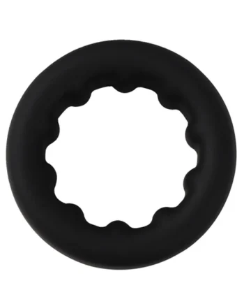 Leto Stay Hard Ribbed Silicone Cock Ring