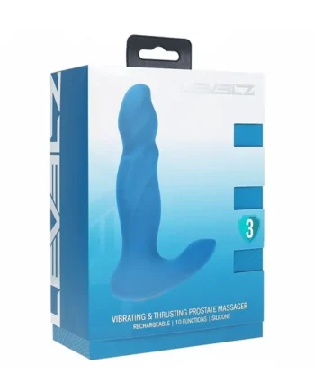 Levelz Vibrating Thrusting Prostate Massager by Shots