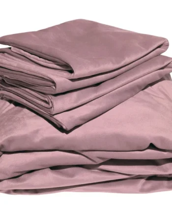 Liberator Liquid Velvet Sheet & Pillow Covers - King Size, Rose