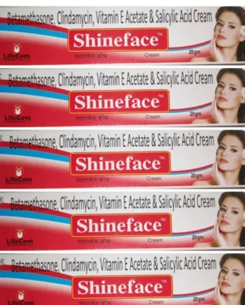 LIFECOM SHINEFACE CREAM (Pack Of 5) (20g Each)