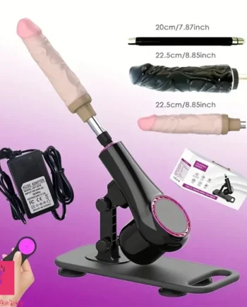 Lightweight Durable Multi-Functional Dildo Machine with Two Attachments
