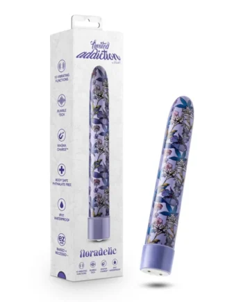 LIMITED ADDICTION FLORADELIC 7 IN RECHARGEABLE VIBE PURPLE