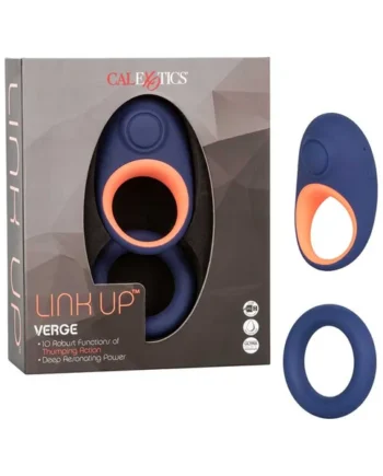 Link Up Verge Vibrating Silicone Cock Ring by Cal Exotics