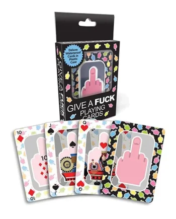 Little Genie Give A Fuck Waterproof Playing Cards