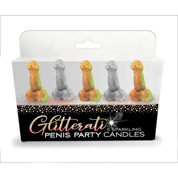 Little Genie – Glitterati Penis Candle Set