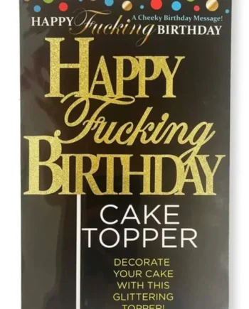 Little Genie Happy F’ing Birthday Cake Topper