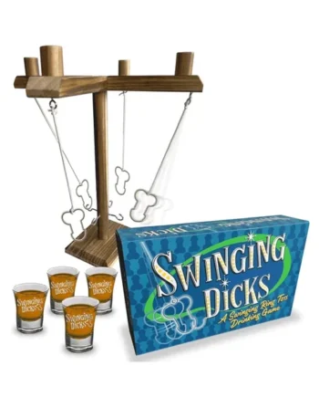 Little Genie Swinging Dicks Drinking Game & Shot Glasses