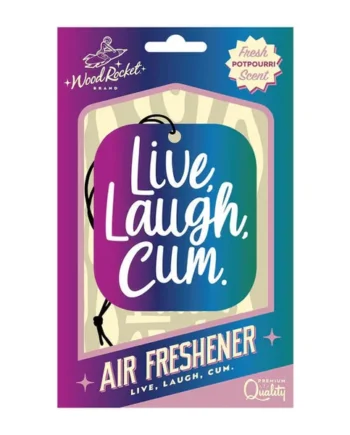 Live Laugh Cum Freshner by Wood Rocket