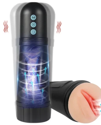Locke Cup Suction & Vibration Realistic Vaginal Masturbator