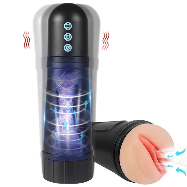 Locke Cup Suction & Vibration Realistic Vaginal Masturbator