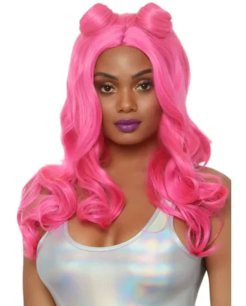 Long Beachy Buns Wig -