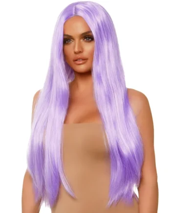 Long Straight Wig 33 Inch - Lavender