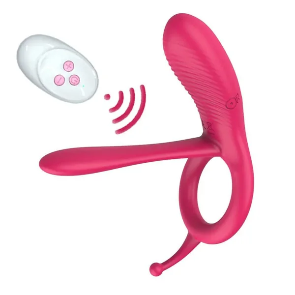 Long Tongue Cock Sleeve Ring Vibrator β 10 Frequencies