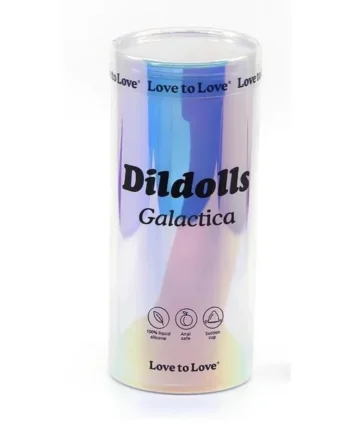 Love to Love Dildolls Galactica Silicone Dildo – Pink/Green