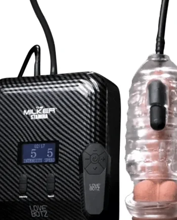 LoveBotz The Milker Stamina With Auto-Stroking, Suction & Vibration