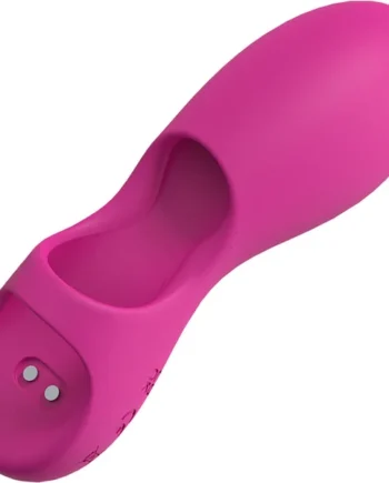 Loveline Joy Rechargeable Waterproof Silicone Finger Vibrator - Pink