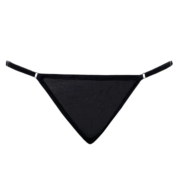 Lovely Lies Adjustable Mesh G-String
