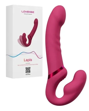 Lovense Lapis Double-Ended Vibrating Strapless Strap-On
